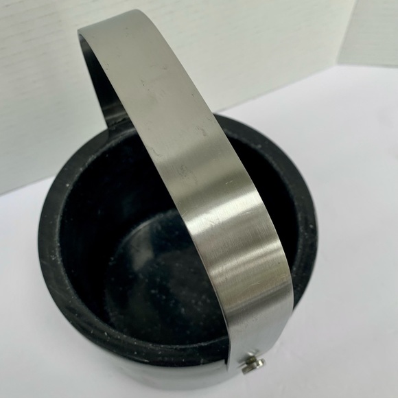 70s Georges Briard Rare MCM Marble Stainless Wine Chiller - Picture 7 of 10